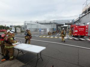危険物安全週間における『危険物施設消防訓練』