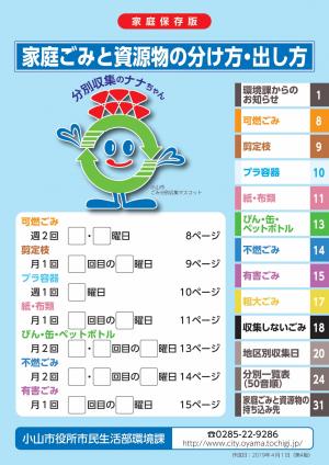 家庭ごみと資源物の分け方・出し方
