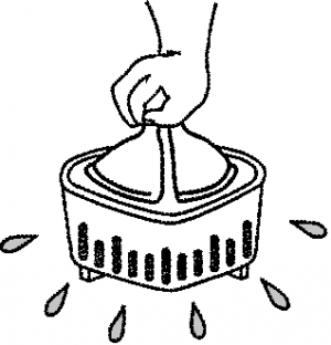 生ごみ水切り器の使用方法1