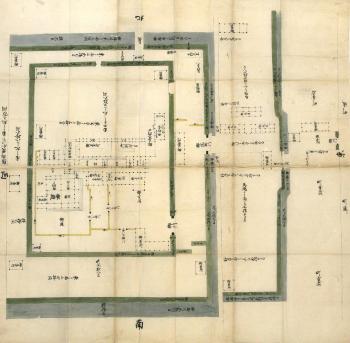 小山市指定文化財小山御殿図（個人蔵）