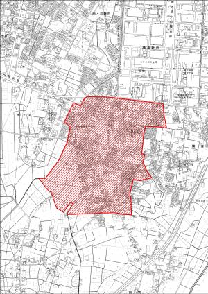 横倉新田地区まちづくり推進協議会活動区域