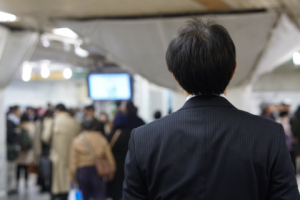 大橋さん（旦那さん）通勤中2