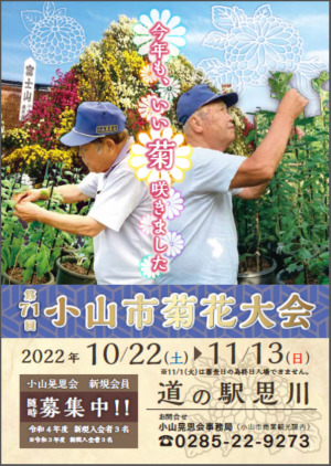 第71回小山市菊花大会ポスター