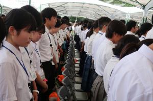 広島市原爆死没者慰霊式並びに平和祈念式への参列1