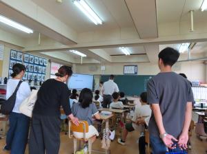 １学期授業参観
