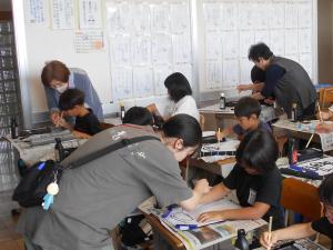 書道指導7