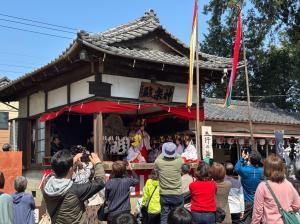 R7田間血方神社神楽開催の様子