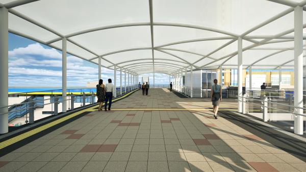 通路　屋根なし